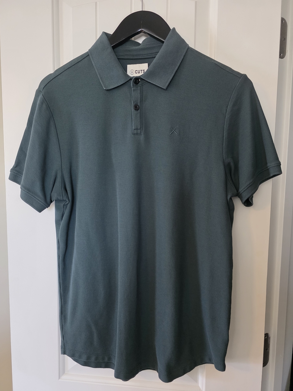 Cuts Clothing Men's Prestige Polo Curve Hem 100% Pima Cotton Shirt